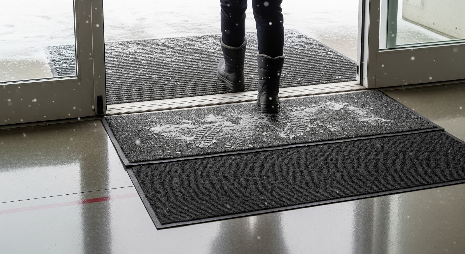 Jak usunąć sól drogową i błoto pośniegowe z posadzki? Chemia i sprzęt