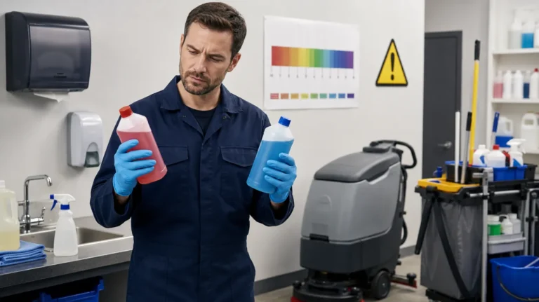 Czy można mieszać detergenty o różnym pH? Co może się stać po połączeniu chemii kwaśnej i zasadowej?